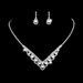 Elegant 3-Piece Pearl Jewelry Set - Necklace, Earrings & Bracelet For Wedding_ipsvogv.com