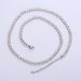 AML Women's Hip Hop Stainless Steel 3mm 4mm White Diamond Tennis Necklace_ipsvogv.com