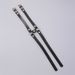 C0261 Dark leather double layer loop with exaggerated geometry, trendy and cool accessories, Gothic personalized leg_ipsvogv.com