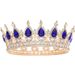 Baroque Round Crown Alloy Headdress Bride Wedding Dress Accessories Birthday Adult Ceremony Round Crown_ipsvogv.com
