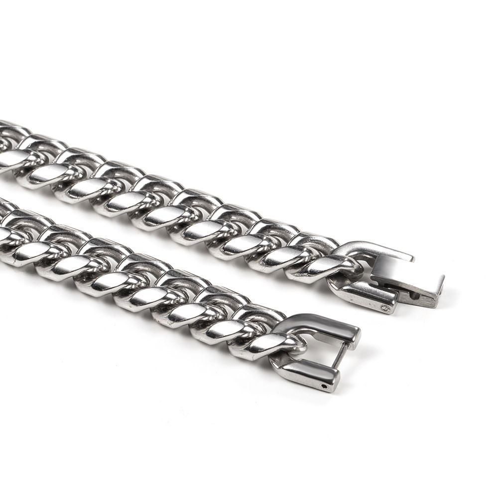 Titanium Cuban Chain Versatile Trendy Unisex Hip-Hop Stainless Steel Jewelry_ipsvogv.com