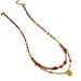 Autumn Winter Niche Design China-Chic New Chinese Style Maillard Literature And Art Real Stone Beaded Double Layered_ipsvogv.com
