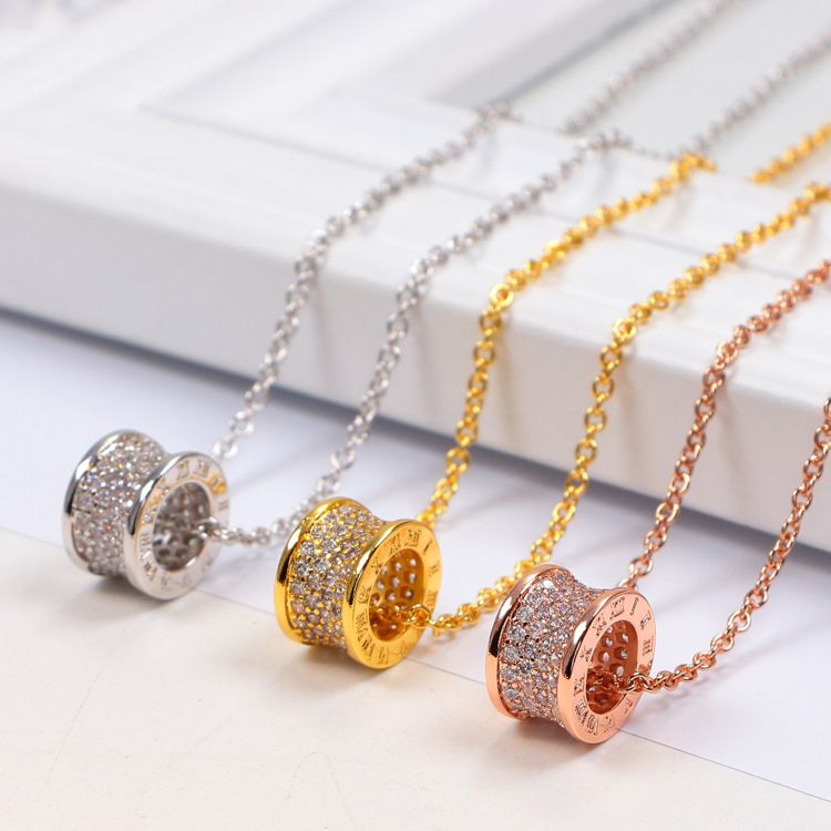 Full Diamond Starry Ring Necklace For Women, Small Waist, Fashionable And Simple Collarbone Chain_ipsvogv.com