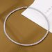 Hip Hop Copper Inlaid Zircon Row Necklace INS Multiple Specifications Tennis Chain 4mm_ipsvogv.com