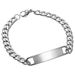 Hot Selling Stainless Steel Men's Curved Bracelet Exquisite Polished Smooth Surface And Straight Strip That Can Be_ipsvogv.com