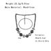 Halloween Retro Double Chain Necklace Personality Black And White Wooden Beads Clavicle Chain_ipsvogv.com