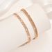 Women’s Jewelry Set Fashion Fashion Chain Bracelet For Men And Women To Wear Gold Bracelet Jewelry 2 Piece Set_ipsvogv.com