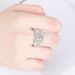 Yihua Carbon One Carat High Men's Diamond Moissanite Plated With Platinum, Powerful Wedding Ring_ipsvogv.com