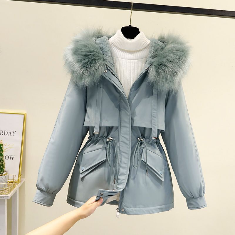 Women's Clothing new winter style parkas, versatile cotton coats for women, Korean style short cotton coats, loose coats and cotton padded jackets_ipsvogv.com