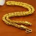 Head Spring Necklace Men's China Dragon King Air Chain Plating Real Gold Anti Allergy Fade_ipsvogv.com
