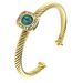 Bangles David Similar Style David 5MM Stainless Steel Cable Bracelet Popular Open Bracelet Hot Selling Accessories_ipsvogv.com