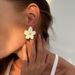 High-end Fresh Flower Oil Drop Luxury Sweet Stud Earrings_ipsvogv.com