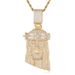 Men's Jewelry Hip Hop Full Diamond T Square Zircon Statue Pendant High End Personality Jewelry Necklace Men's Pendant_ipsvogv.com