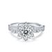 Mosan One Gram S Sterling Silver Women's Wedding Ring With Opening Design, Unique Engraving For Valentine's Day Gift_ipsvogv.com