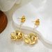 Women’s Jewelry Set Fashion Gold Flower Petal Earrings Retro Temperament Earrings Exaggerated Style Light Luxury Niche Earrings_ipsvogv.com