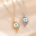 Titanium Steel Necklace, Devil's Eye Pendant, Niche, Light Luxury, Versatile Collarbone Chain Accessory_ipsvogv.com
