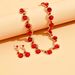 Women's Jewelry Wedding Accessories Alloy Inlaid Multi-color Flower Resin Necklace_ipsvogv.com