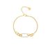 Women's Jewelry Titanium Steel Inlaid Concave Bracelet Hand Jewelry Stainless Steel Non Fading Ins Texture Multi Color Matching_ipsvogv.com