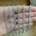 Popular Tennis Women's Zircon Plated Real Gold Hand Jewelry Full Of Dia Bracelet S5650_ipsvogv.com