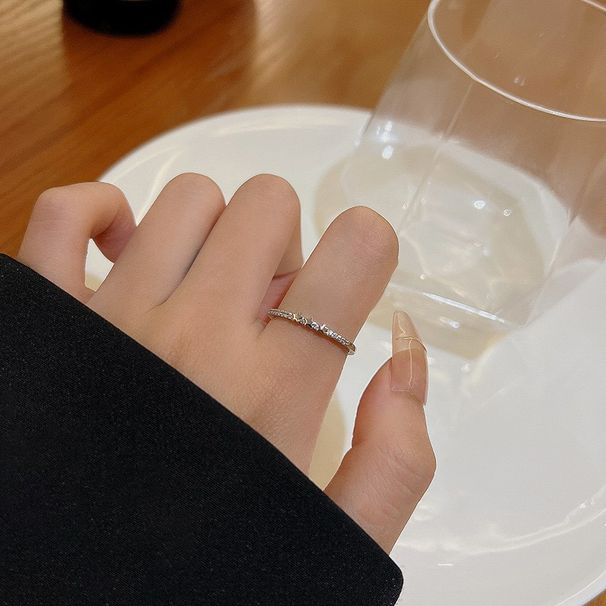 Niche High-end Design With Adjustable Opening, Simple And Versatile Pentagram Index Finger Ring For Women, Trendy_ipsvogv.com