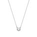 Round Silver Single Diamond Necklace Female Element Crystal Clavicle Necklace Female Distribution_ipsvogv.com
