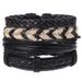 Hot Selling Woven Combination Set Leather Rope Trendy DIY Bracelet Wristband_ipsvogv.com