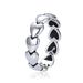 Women’s Jewelry Set Fashion Heart To Heart Ring Women Retro Distressed Love Ring Punk Hip Hop Fashion Internet Red Jewelry_ipsvogv.com