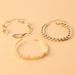 Jewelry Fashion Simple Personality Metal Chain Bracelet English Letters Multi Layer Hand Jewelry_ipsvogv.com