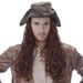 Halloween Christmas performance cos princess brown hair braided long curly hair_ipsvogv.com