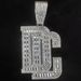 Hip Hop Brand Pendant Alloy Rhinestone Personality Rapper Necklace Trendy Jewelry_ipsvogv.com
