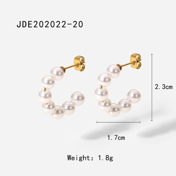 Women's Jewelry K Gold High End Earrings Fashionable Retro Pearl Earrings_ipsvogv.com