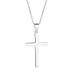 Women's Jewelry Copper Cross Simple Necklace Pendant Fashionable Temperament Retro High End Sense All Match Clavicle Chain_ipsvogv.com