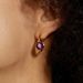 Egg Shaped Candy Earrings For Women S925 Silver Inlaid With Colored Gemstones Three Dimensional Earrings Fashion Classic Simplicity_ipsvogv.com