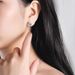 S925 Sterling Silver Earrings For Women Moissanite Earrings Square Simple Fashion Square Earrings_ipsvogv.com