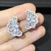 Cao Shi's Water Drop Flower Ear Nails Are Elegant And Refined For Women, Paired With Delicate Fragrances_ipsvogv.com