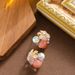 Forest Style Sweet Exquisite Diamond Inlaid Zircon Crystal Flower Earrings, Feminine Temperament, Simple And High-end_ipsvogv.com