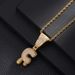 Hot Selling English Letter Copper Set With Zircon Full Diamond Pendant Clavicle Chain Necklace_ipsvogv.com