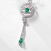 Devil's Eye Temperament Earrings S925 Silver Inlaid Nano Zirconium Earrings Earrings Light Luxury Fashion_ipsvogv.com