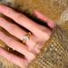 1096 】 People Collected 【 By Vintage White Diamond With Light Luxury High-end Feel, A Niche Zircon Gold Ring, And An 【 】 Feel, Ring,_ipsvogv.com