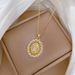 Steel 【 Titanium 】 Egg Shaped Portrait Diamonds, Light Luxury Temperament, Gorgeous Full Of Diamonds Necklace, Women's 【 】 , Temperament, Necklace,_ipsvogv.com