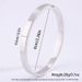 Unisex Jewelry Fashion Titanium steel bracelet simple smooth bracelet gold plated cold style does not fade niche couple bracelet_ipsvogv.com