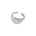 Temperament Water Drop Zircon Female Fashion Devil's Eye Open Ins Finger Ring_ipsvogv.com