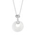Silver Flash 999 Sterling Silver Safety Buckle Necklace, Light Luxury Niche Jade Pendant, 2024 New Birthday Gift_ipsvogv.com