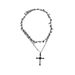 Unisex Dark Sweet Cool Design Diamond Cross Pendant Necklace Female Niche High End Multi Layered Clavicle Chain Trend_ipsvogv.com
