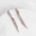 Accessories Short Twisted Tassel earrings Distinctive Beveled All-match Diamond earrings earrings_ipsvogv.com