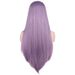 hot selling QQXCAIW Long Straight Middle Part Wig Black White Pink Orange Purple Gray Heat Resistant Synthetic Hair Wigs For Women_ipsvogv.com