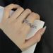 Color Advanced Flash And Series Super Zircon Open Ins Korean Adjustable Butterfly Internet Celebrity Finger Ring_ipsvogv.com