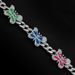 Unisex High Quality Ins Jewelry Full Of Diamond Oil Drip Butterfly Cuban Chain Necklace Hip Hop Necklace Clavicle Chain Female_ipsvogv.com