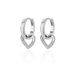 Women's Jewelry Heart Hollow Design Zircon Earrings Personality Simple Temperament Girls Earrings_ipsvogv.com