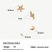 stainless steel DIY matching earrings fashion personality earrings female moon star love lightning diamond jewelry_ipsvogv.com